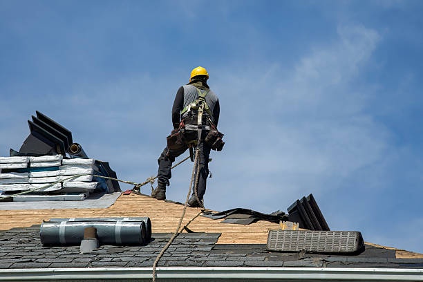 Professional Roof Repair technician working in Davis, OK